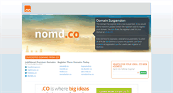 Desktop Screenshot of nomd.co