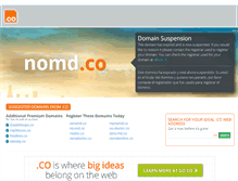 Tablet Screenshot of nomd.co